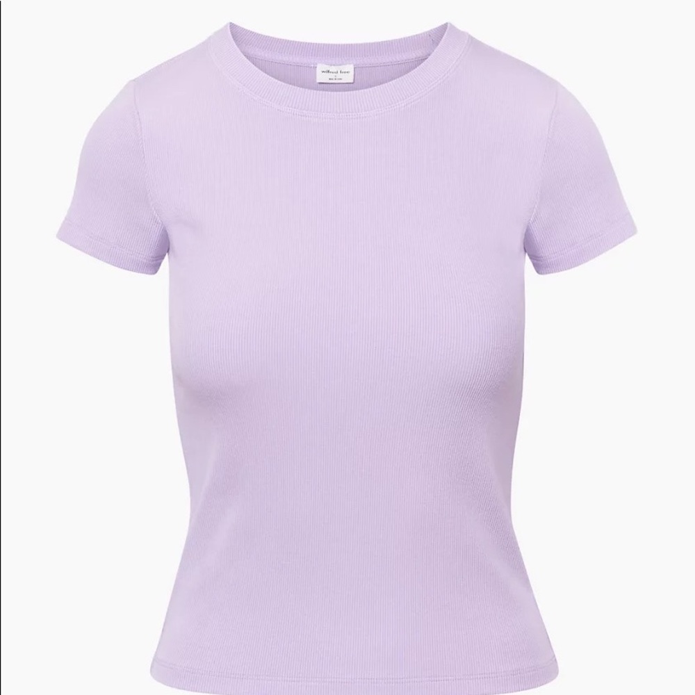 Aritzia Wilfred tee go to hip tee in lavender size medium never worn